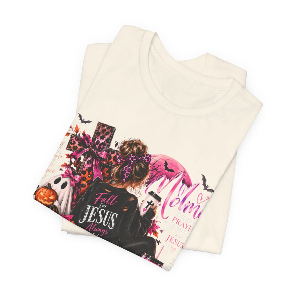 Faithful Halloween Tee — "Jesus Is My Boo" Pumpkin & Gothic Girl Graphic T-Shirt