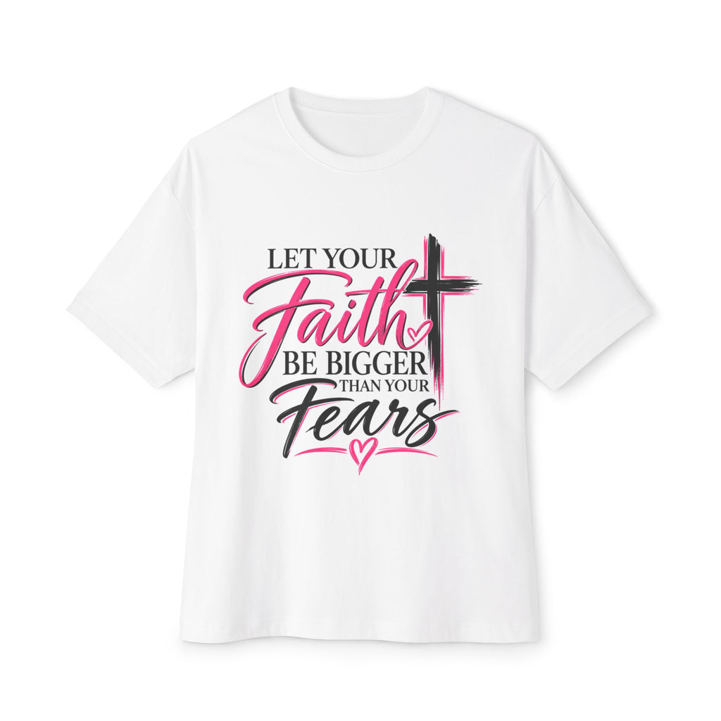 Faith Over Fears T-Shirt | Christian Cross Scripture Tee