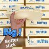 Squishy Elastic Cheese Stick Butter Stick Fidget Toys Funny Decompression Stress Anxiety Relief Squeeze Prank Toy