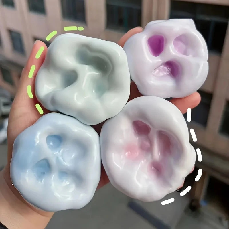 New Squishy Fluid Ice Skin Jelly Ball Squeeze Toy Kids Adult Soft Pinch Pop Fidget Toys Party Gift Novel Entertainment Games