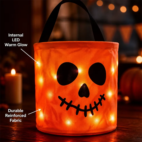 Glowing Halloween Treat Bags