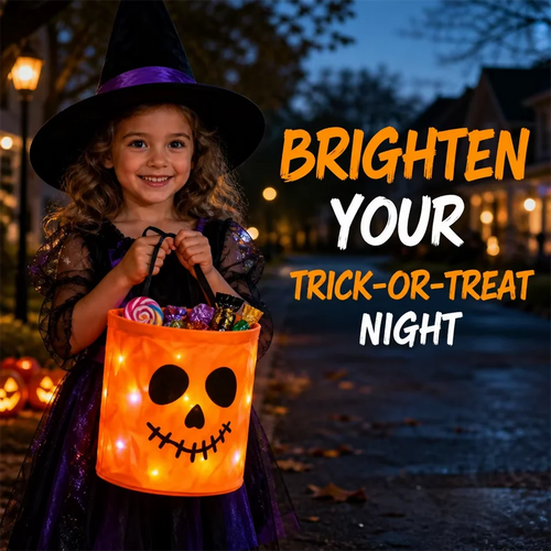 Glowing Halloween Treat Bags